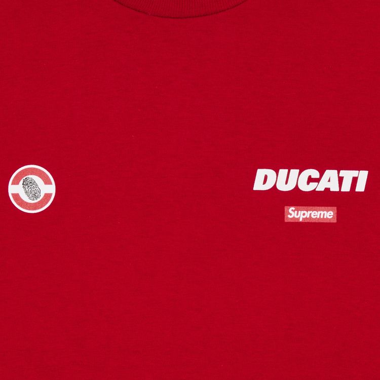 Supreme x Ducati Logos Tee Red