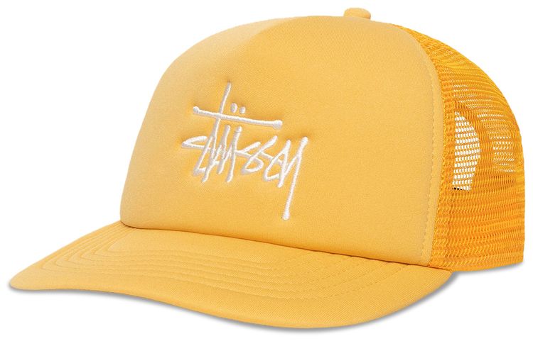 Stussy Big Basic Trucker Cap Honey
