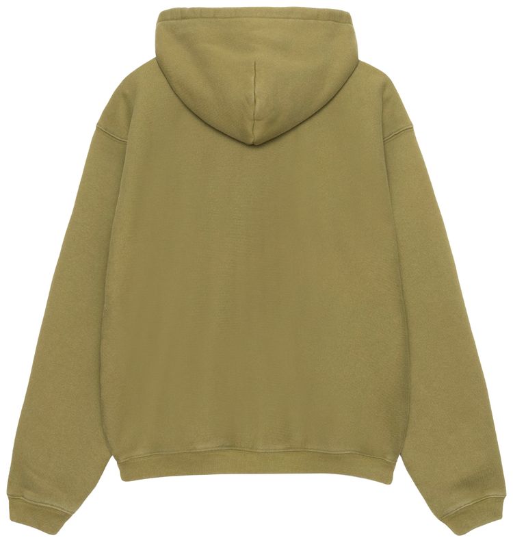 Buy Stussy Outline Zip Hoodie 'Olive' 118559 OLIV GOAT