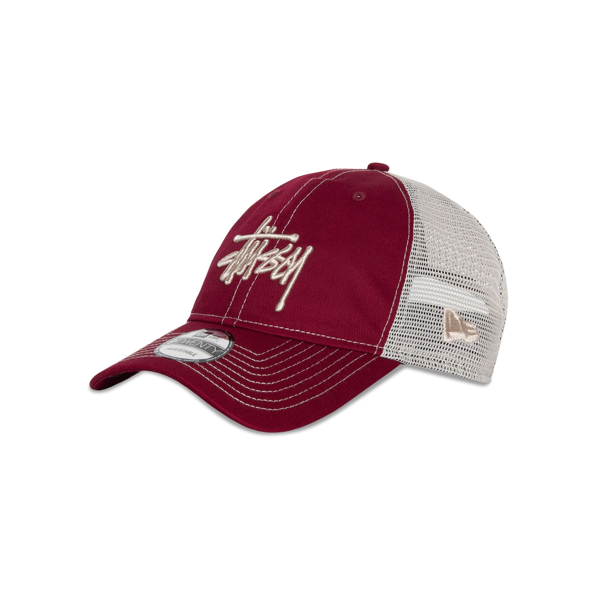 Buy Stussy New Era 9Twenty Basic Trucker 'Cardinal