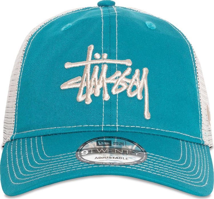 Stussy New Era 9Twenty Basic Trucker Teal