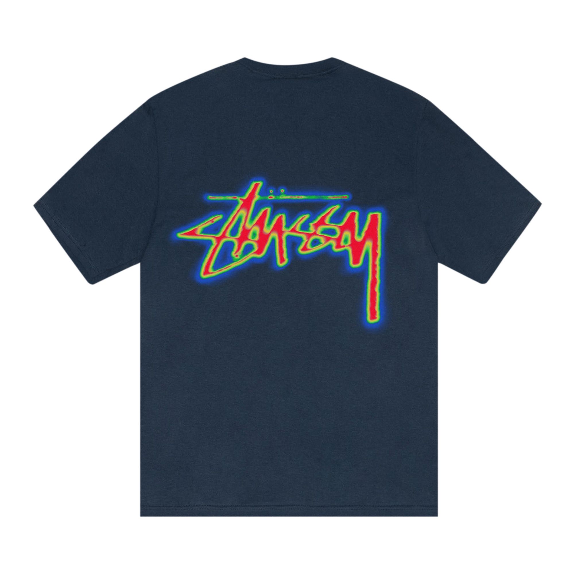Buy Stussy Thermal Stock Tee 'Navy' - 1905023 NAVY | GOAT