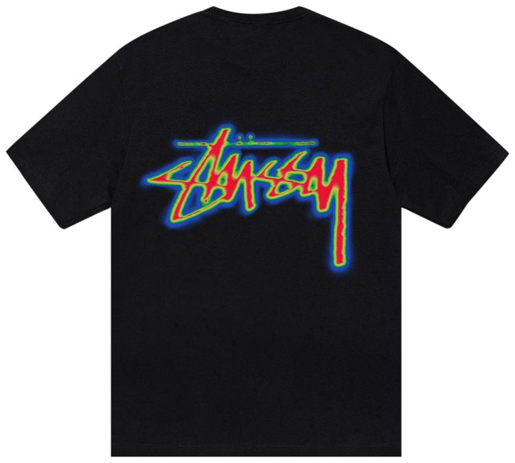 Stussy Thermal Stock Tee Black