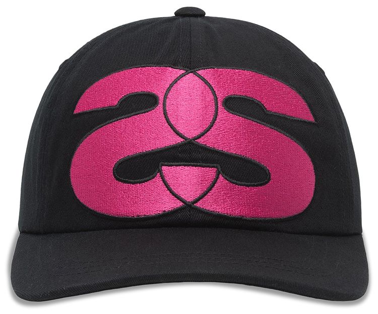 Stussy Low Pro Big Ss Snapback Black