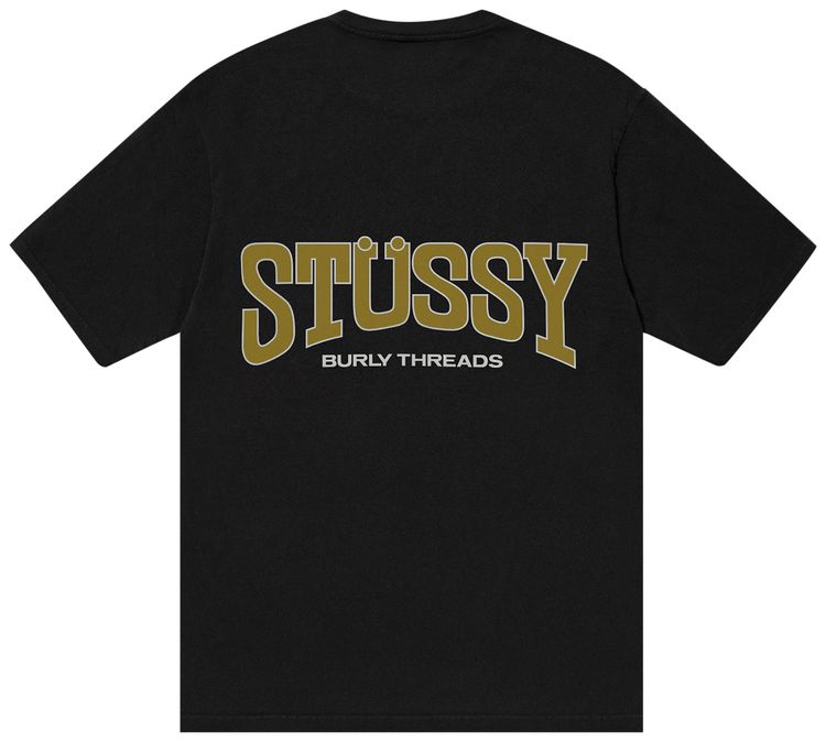 Stussy Burly Threads Tee Black