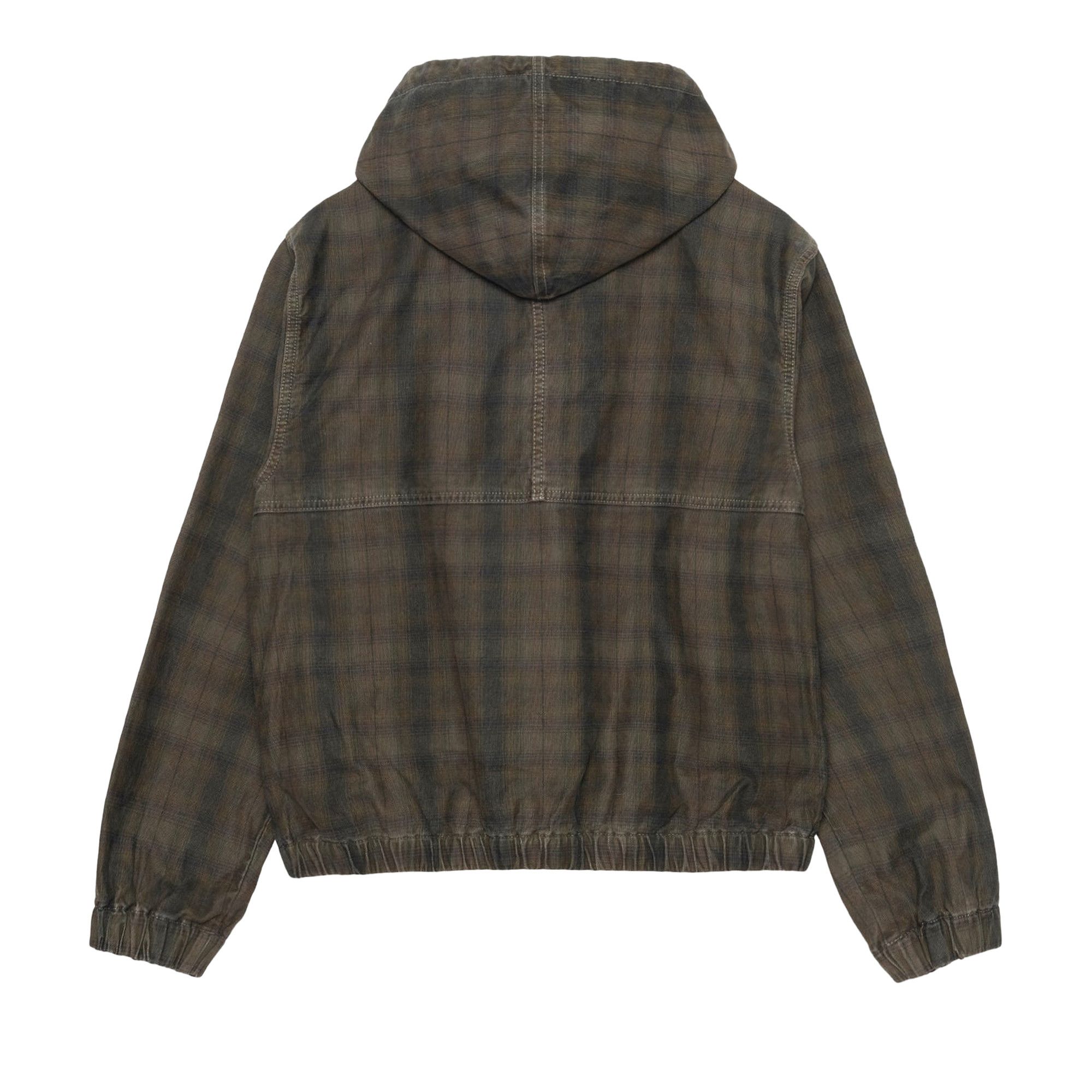 Buy Stussy Outline Zip Hoodie 'Olive' - 118559 OLIV | GOAT