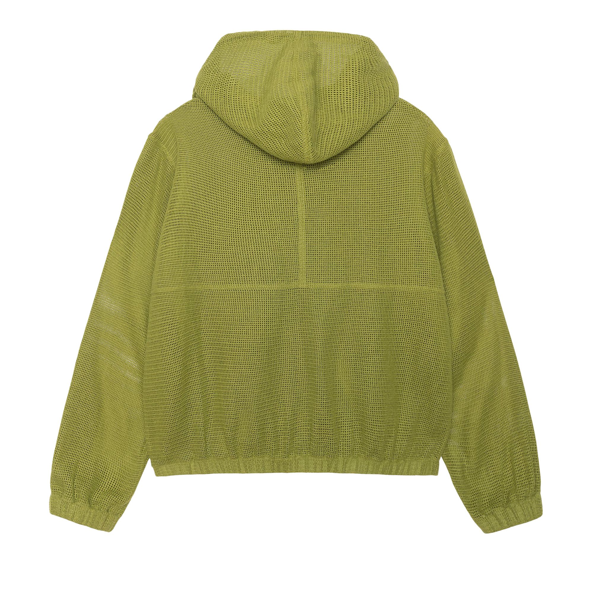 Buy Stussy Mesh Zip Hoodie 'Green' - 115769 GREE | GOAT