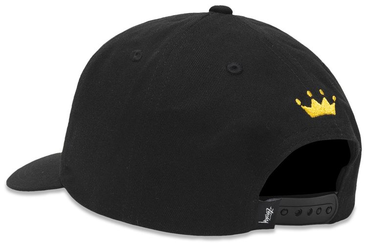 Stussy Mid Depth Sport Snapback Black