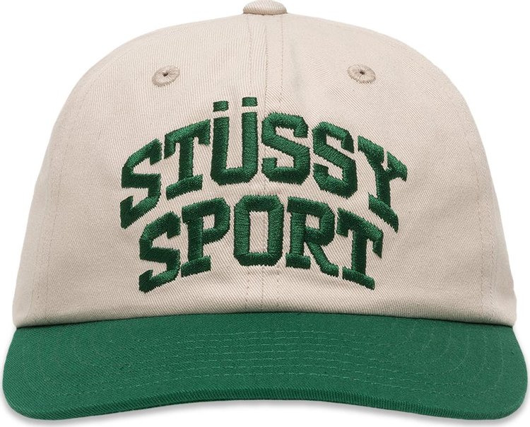 Stussy Mid Depth Sport Snapback Natural