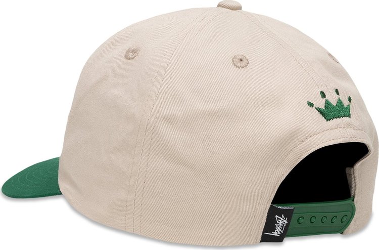 Stussy Mid Depth Sport Snapback Natural