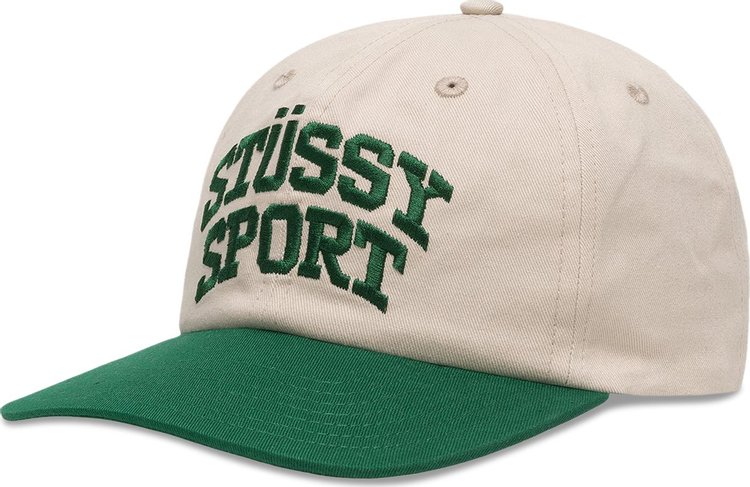 Stussy Mid Depth Sport Snapback Natural