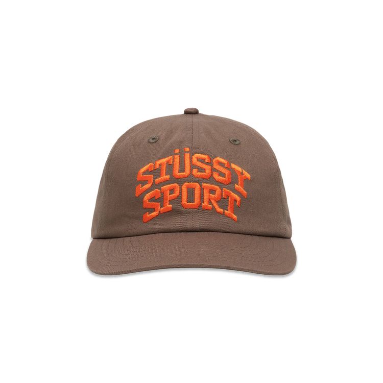 Stussy Mid Depth Sport Snapback Brown