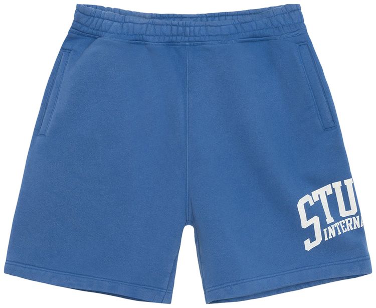 Stussy Fleece International Short Blue