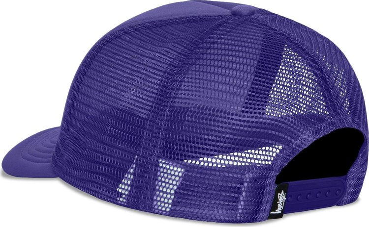 Stussy Trucker Big Basic Snapback Deep Violet