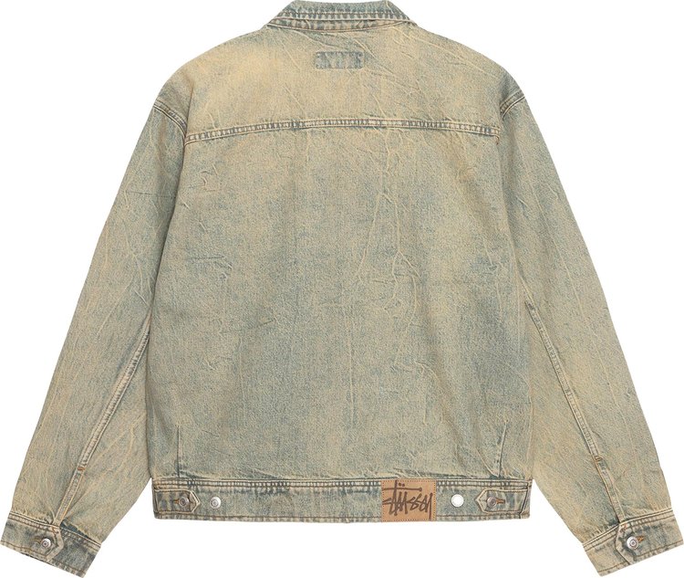 Stussy Zip Work Jacket Beach Wash