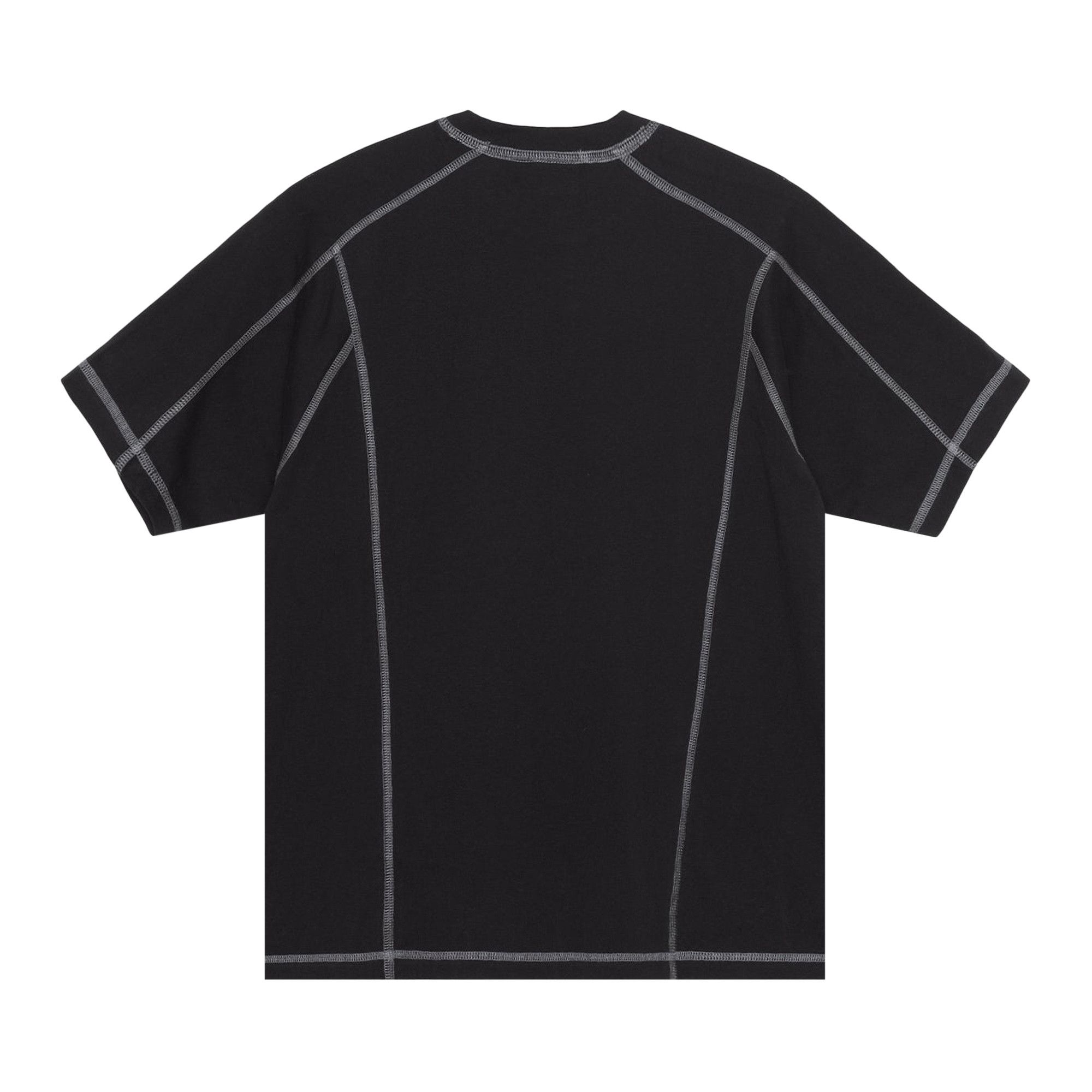 Buy Stussy Wave Short-Sleeve Crew 'Black' - 1140347 BLAC | GOAT