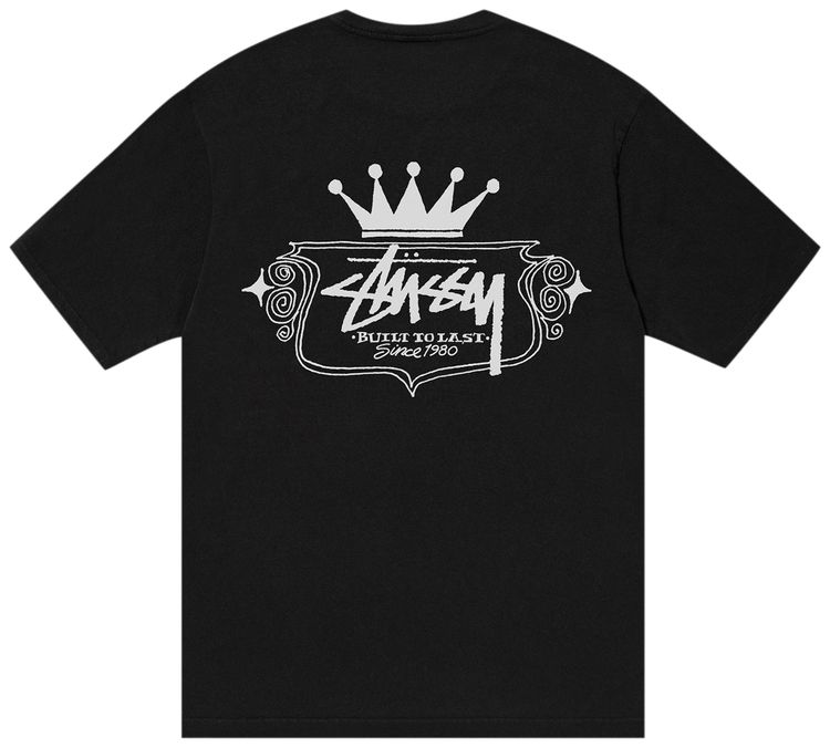 Stussy Built To Last Tee Black