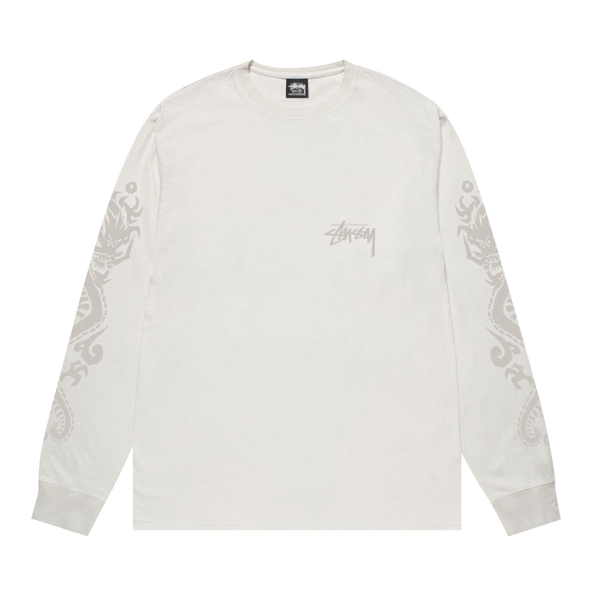 Buy Stussy Dragons Long-Sleeve Tee 'Natural' - 1995031 NATU | GOAT