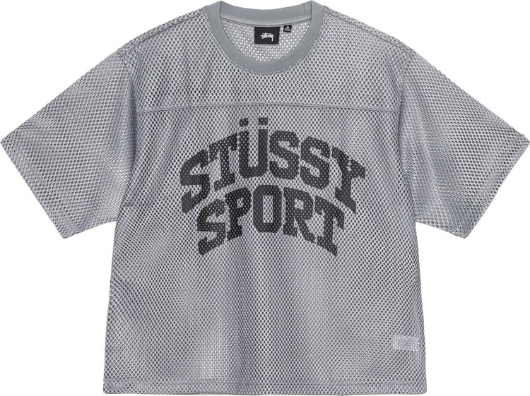 Stussy Sport Jersey Silver