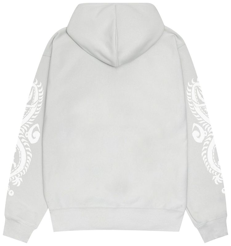 Stussy Dragons Zip Hoodie Fog