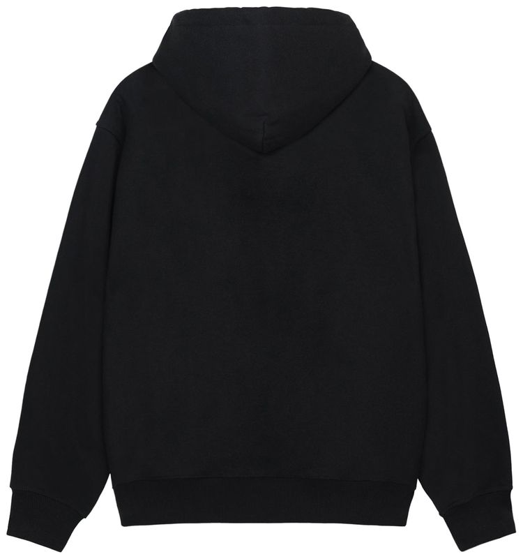 Stussy Thermal Stock Hoodie Black