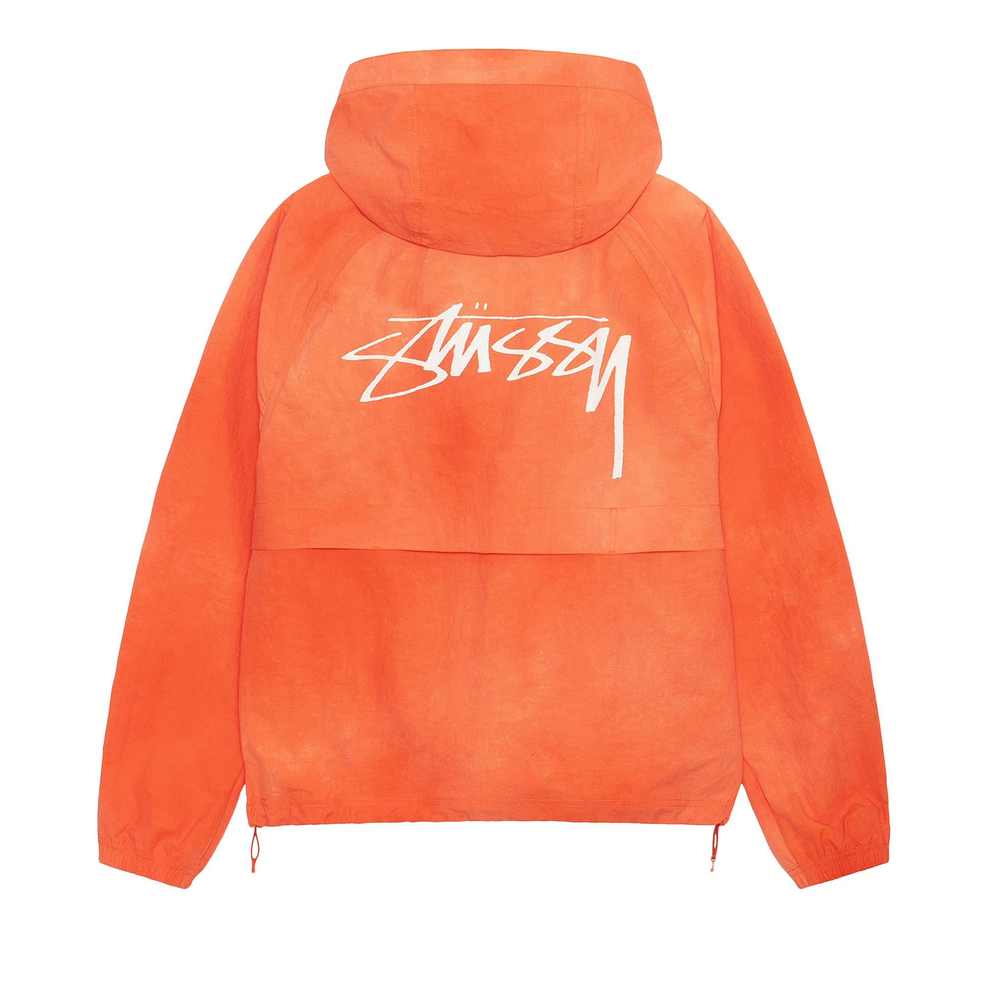 Buy Stussy Beach Shell Wave Dye Zip Hoodie 'Persimmon' - 115745