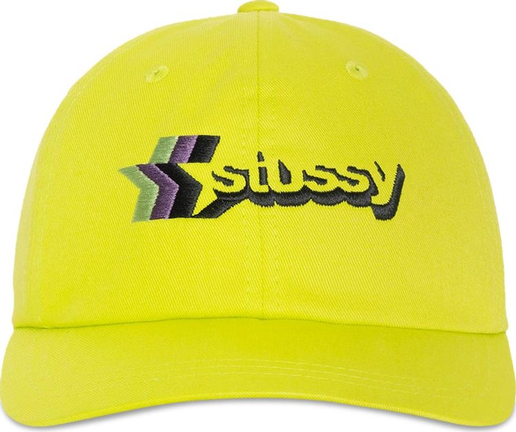 Stussy Low Pro 3 Star Strapback Lime