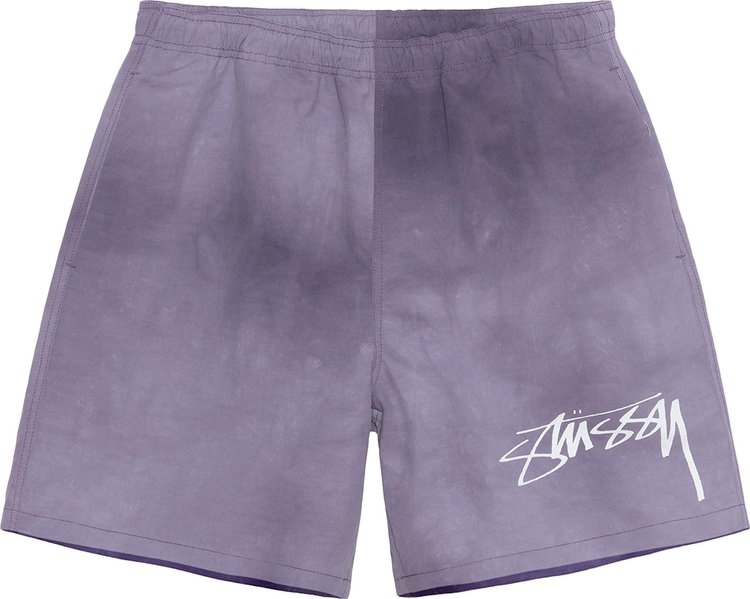 Stussy Wave Dye Nylon Short Grape