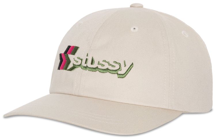 Stussy Low Pro 3 Star Strapback Khaki