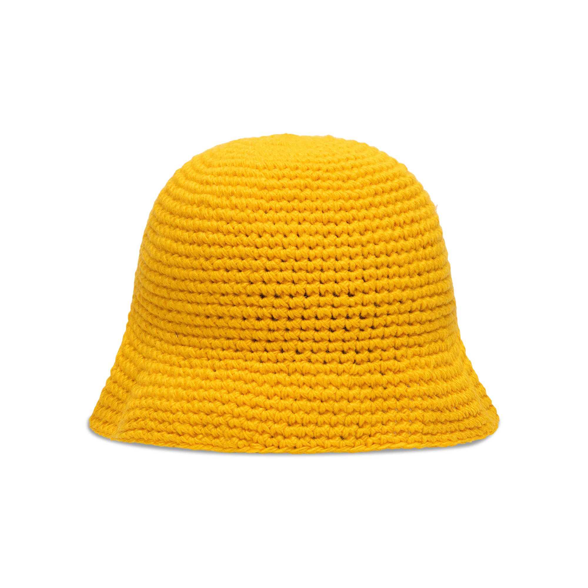 Stussy yellow bucket hat hot sale