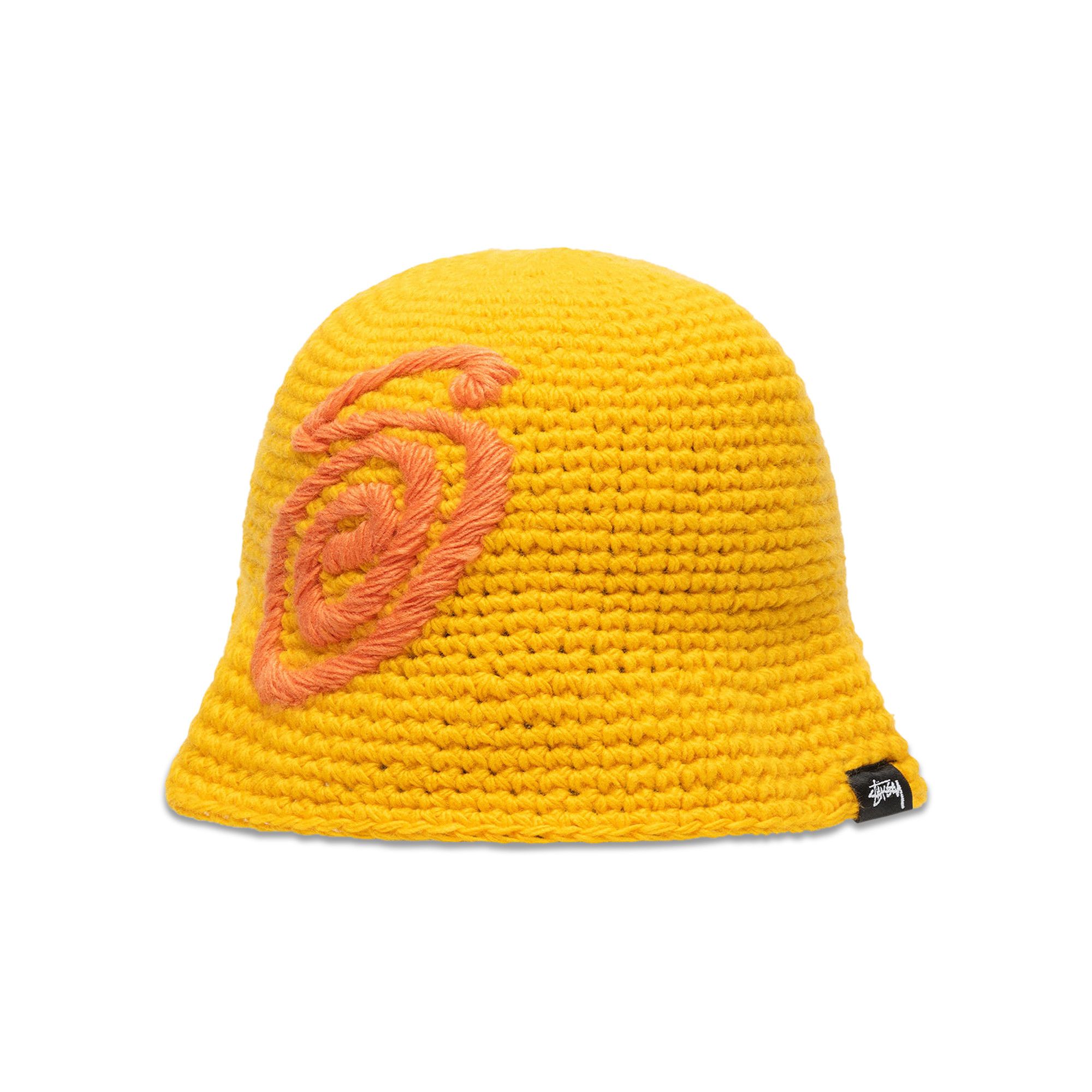 Stussy Swirly S Knit Bucket Hat Bone Men's - SS24 - US