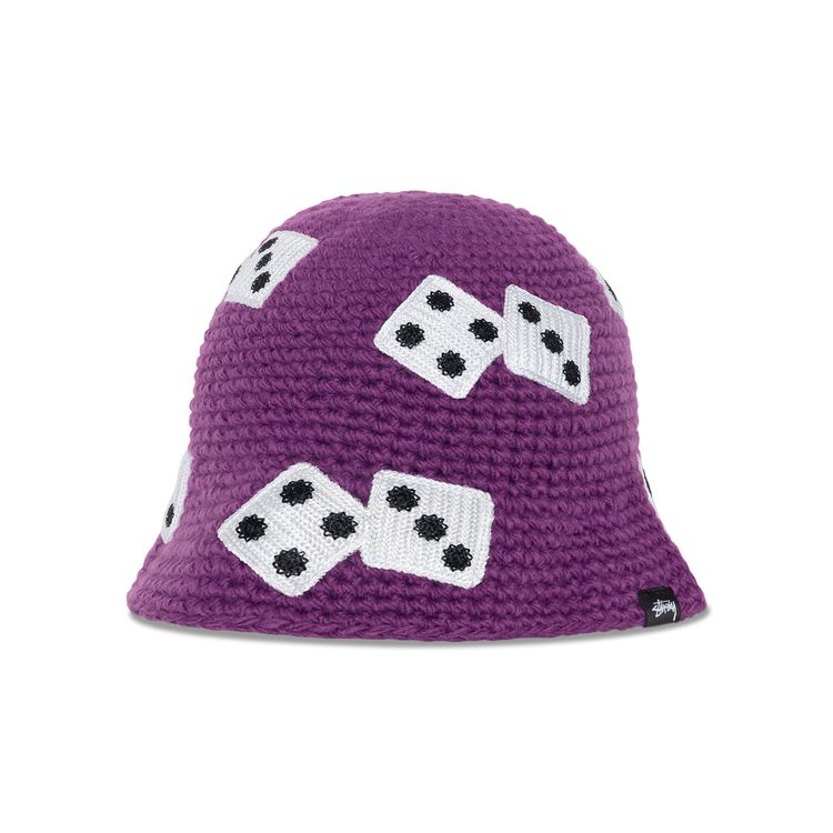 Buy Stussy Dice Knit Bucket Hat 