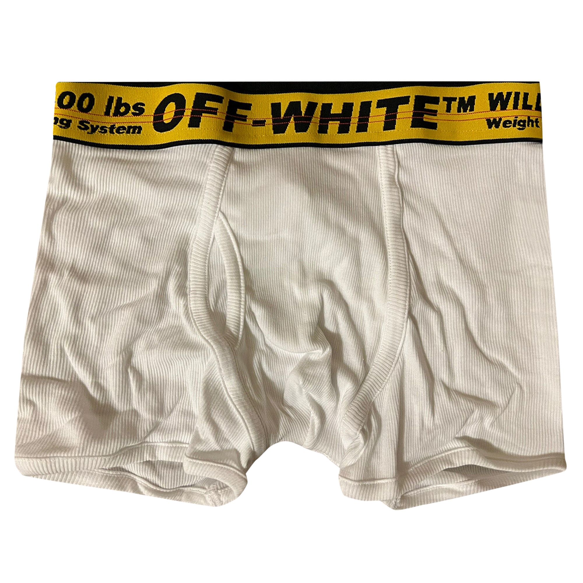 Buy Off-White Classic Industrial Waistband Boxers 'White