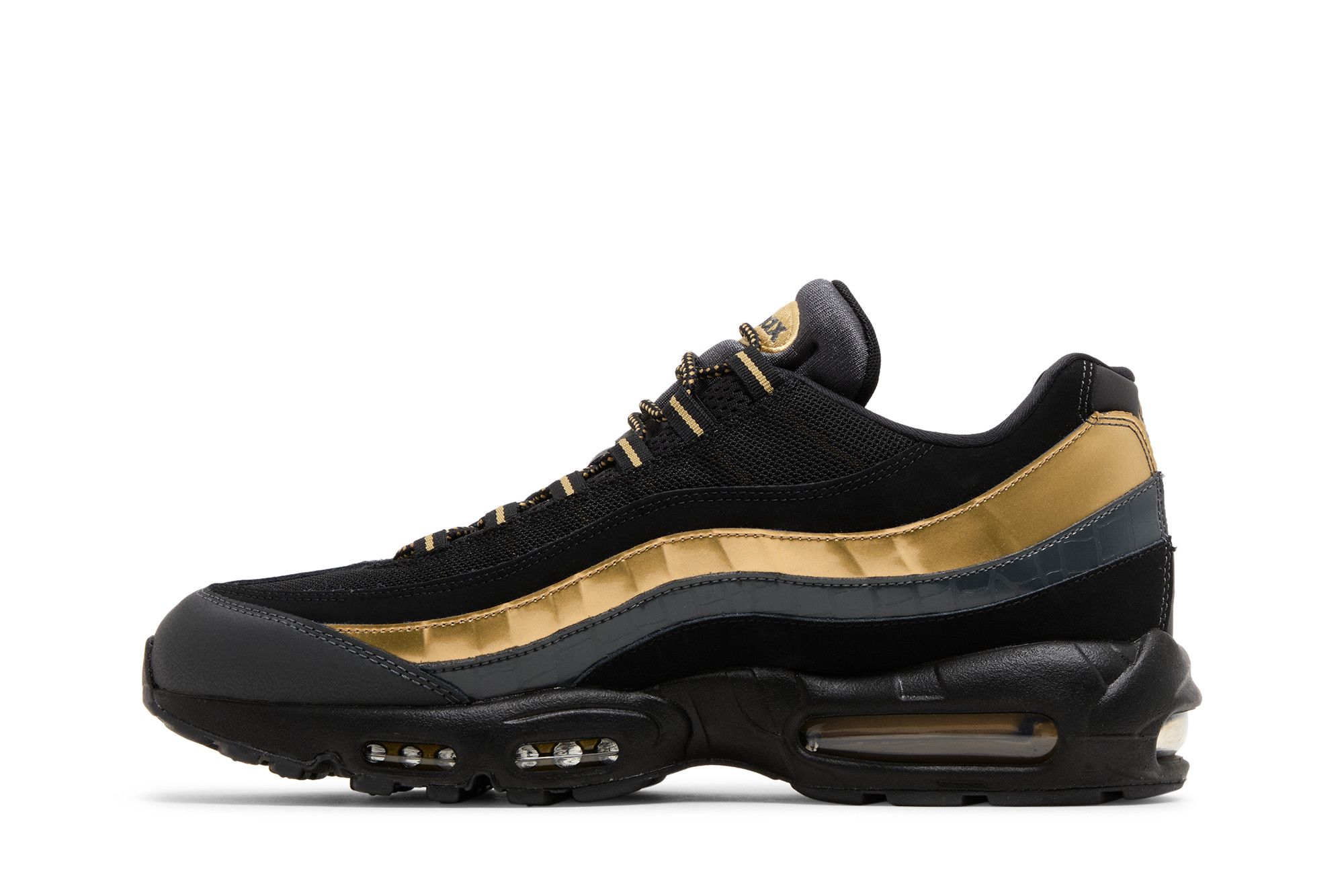 Buy Air Max 95 Premium Metallic Gold 538416 007 GOAT