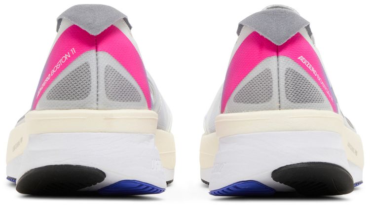 Adidas Adizero Boston 11 White Lucid Blue Fuchsia