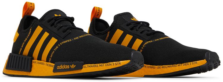 Adidas NMD R1 Black Collegiate Gold