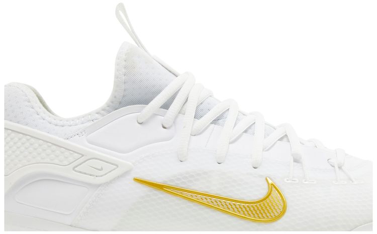 Nike Huarache 9 Elite Low LAX White Metallic Vivid Gold