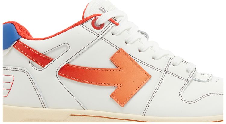 Off White Out Of Office Contrast Stitching   White Red