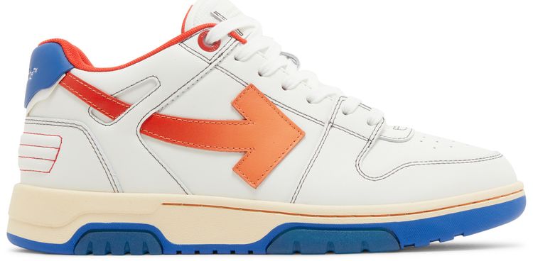 Off White Out Of Office Contrast Stitching   White Red