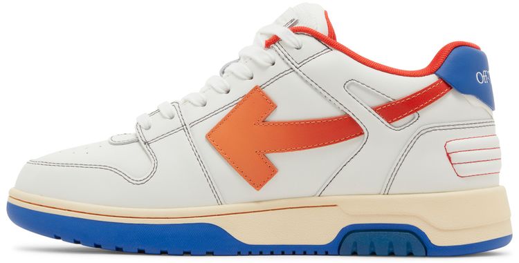 Off White Out Of Office Contrast Stitching   White Red