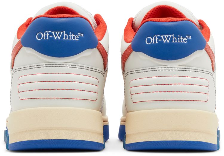 Off White Out Of Office Contrast Stitching   White Red