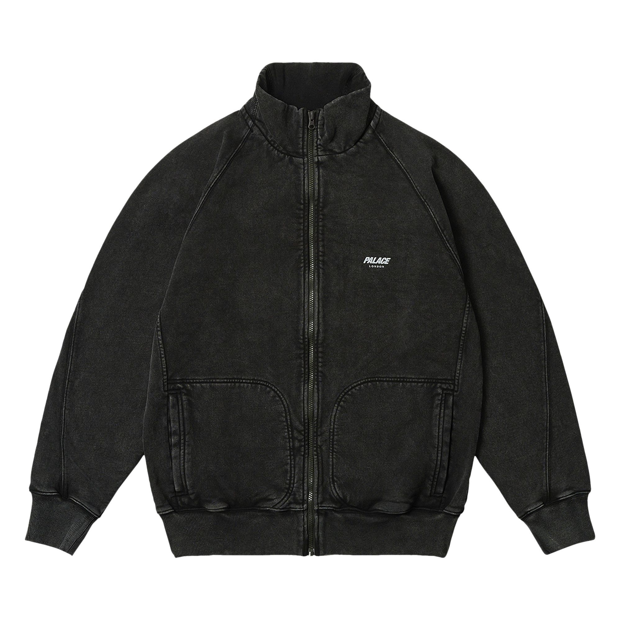Buy Palace Pigment Wash Palace London Zip Funnel 'Black