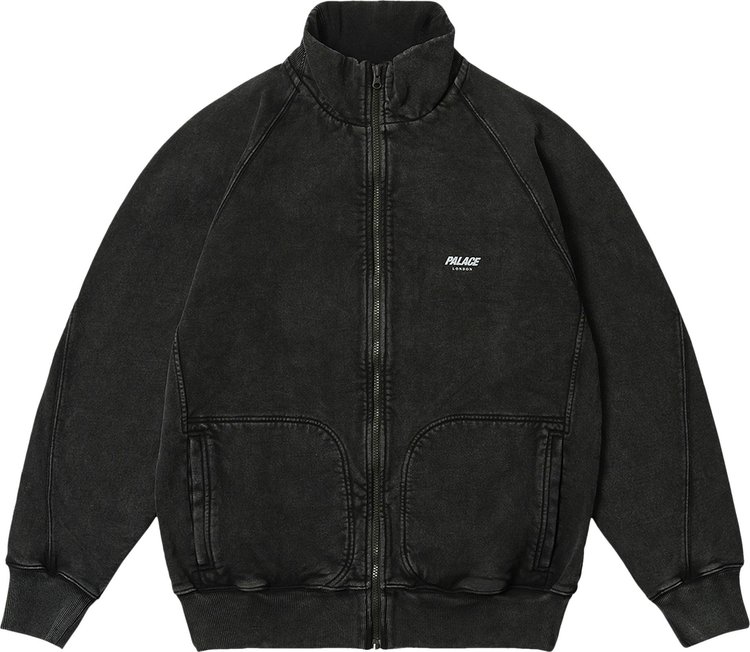 Palace Pigment Wash Palace London Zip Funnel Black