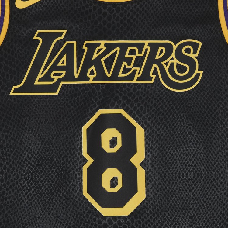 Nike Kobe Mamba Mentality Los Angeles Lakers City Edition Swingman Jersey Black