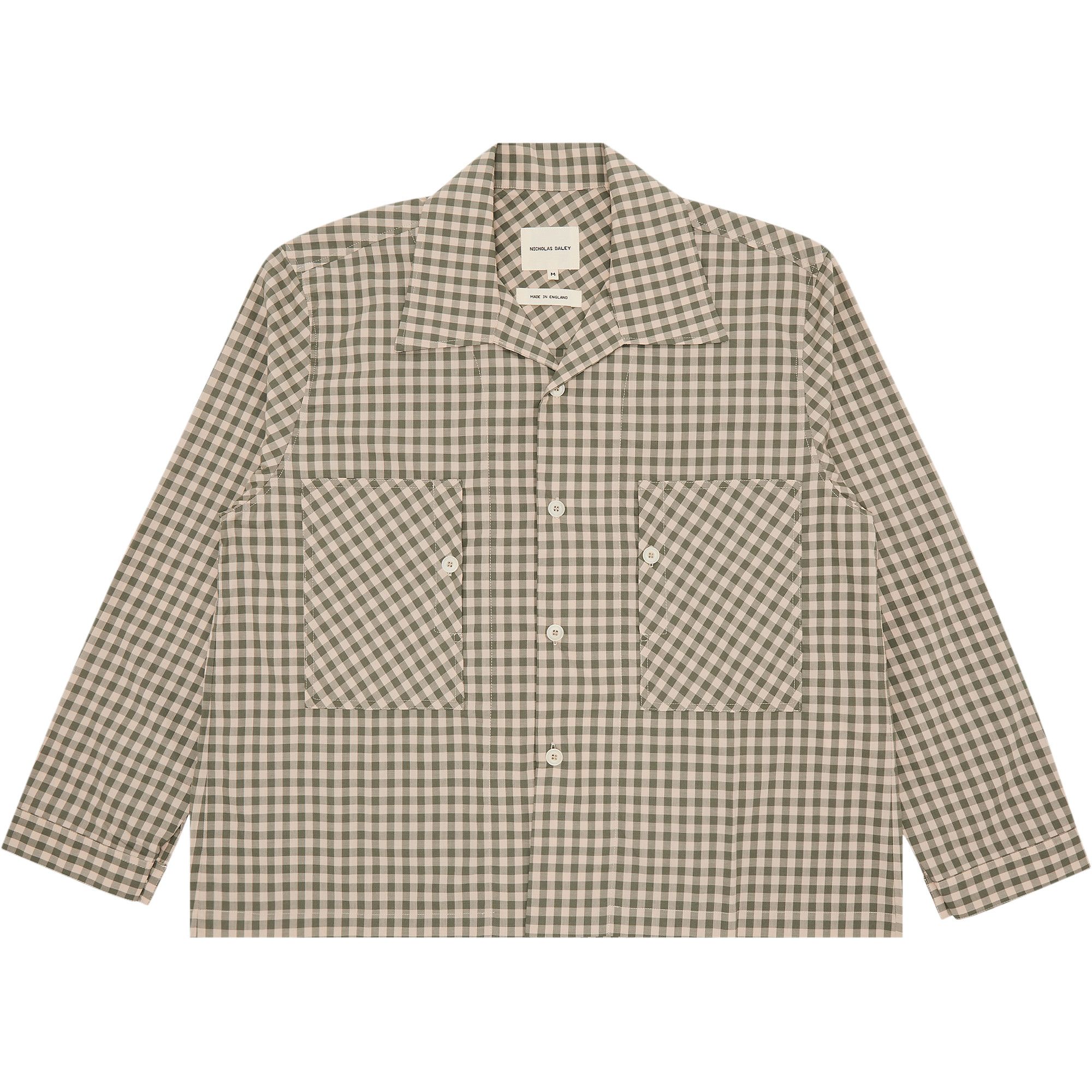 【定価66000】NICHOLAS DALEY　TWO POCKET SHIRT NICHOLAS DALEY CLASSIC TWO POCKET SHIRT NAVY | TODAY CLOTHING