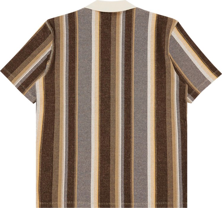 Nicholas Daley Short Sleeve Striped Polo