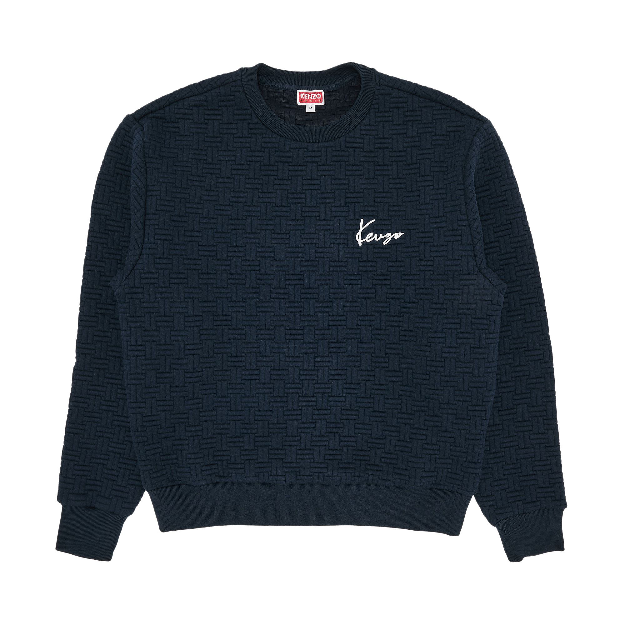 KENZO ロコ刺繍フティ FA65SW3044MO 76 Vintage Kenzo Sweatshirt Embroiled Logo Faded Black M | eBay