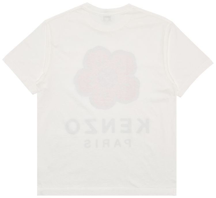 Kenzo Boke Flower Classic T Shirt Off White
