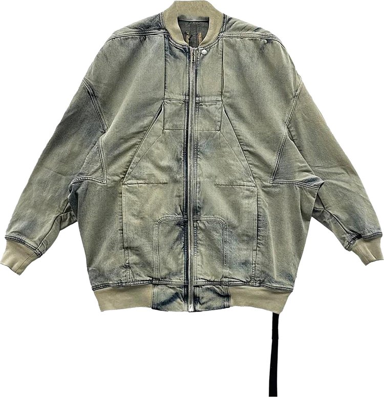 Rick Owens DRKSHDW Denim Jumbo Flight Jacket Sky