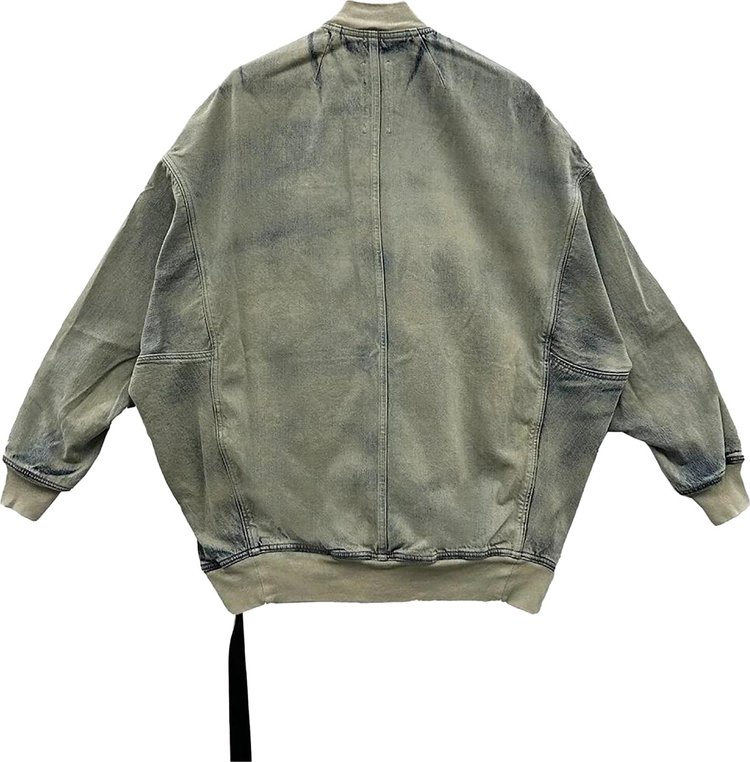 Rick Owens DRKSHDW Denim Jumbo Flight Jacket Sky